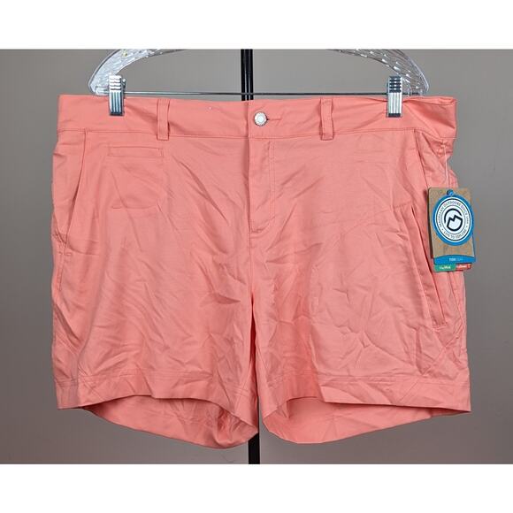 NWT Magellan Outdoor Women's Coral Magwick Magshield Fish Gear Shorts 2XL - Picture 1 of 4